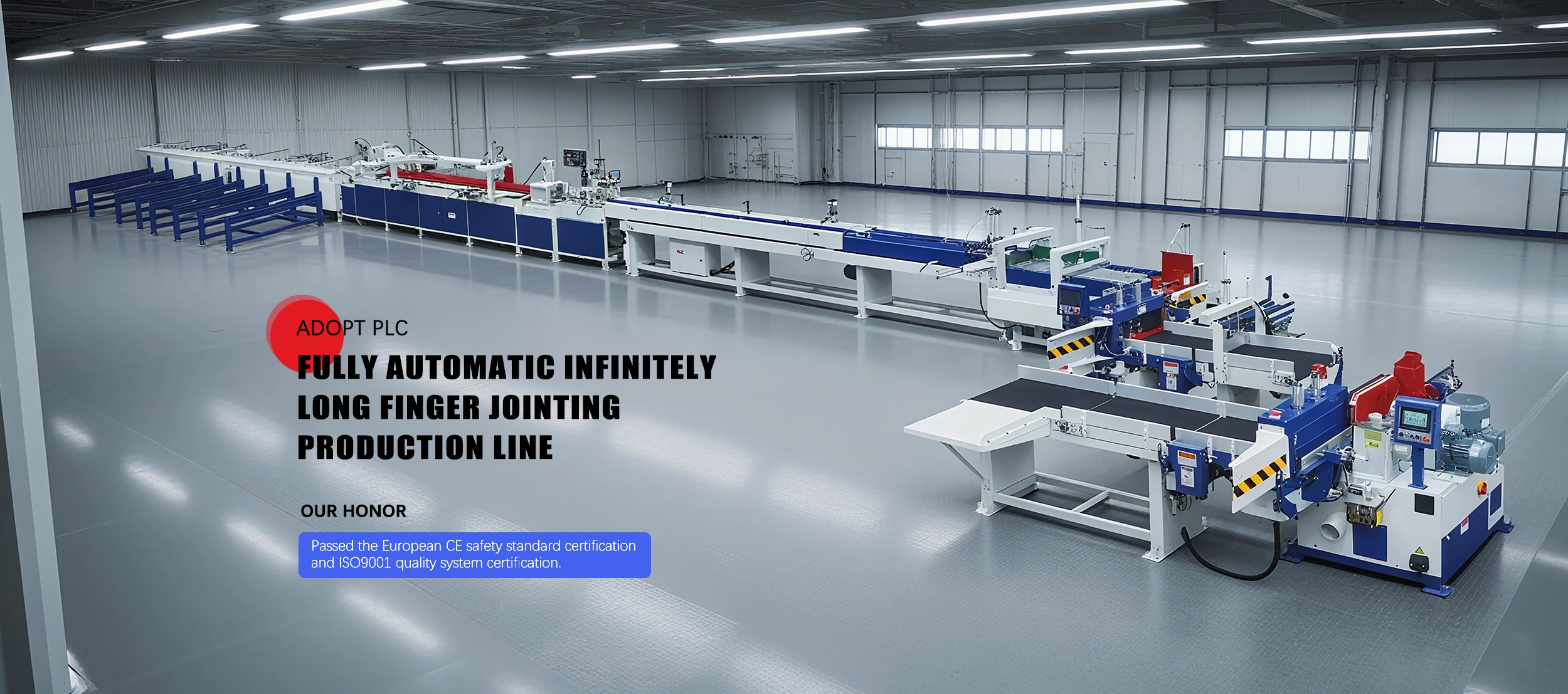 Usine de lignes de jointoiement en Chine